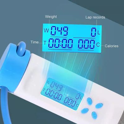 Αλματάκι για άλματα Unisex 157 G Οικιακή άσκηση Ζυγισμένη ταχύτητα Αλματάκι για άλματα με μετρητή και έξυπνο ασύρματο