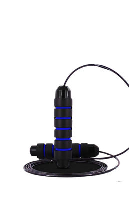 Προσαρμοσμένο λογότυπο Fitness Jump Rope Professional με βάρος 325g και μαύρο χρώμα