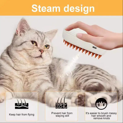 3-in-1 Cat Steam Brush Hot Sell Για τα κατοικίδια ζώα Φροντίδα Νερό Σπρέι Αποτρίχωση Φως Καθαρισμός