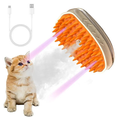 3-in-1 Cat Steam Brush Hot Sell Για τα κατοικίδια ζώα Φροντίδα Νερό Σπρέι Αποτρίχωση Φως Καθαρισμός