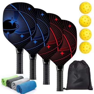 Ράκετ Pickleball ξύλινη ράκετ Pickleball ράκετ Pickleball ράκετ σετ εξωτερικού αθλητισμού Pickleball κουπί