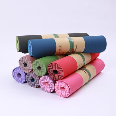 Υψηλής απόδοσης TPE Yoga Mat προσφέροντας εξαιρετική σταθερότητα και ανθεκτικό μαξιλάρι