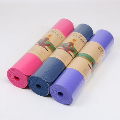 Υψηλής απόδοσης TPE Yoga Mat προσφέροντας εξαιρετική σταθερότητα και ανθεκτικό μαξιλάρι