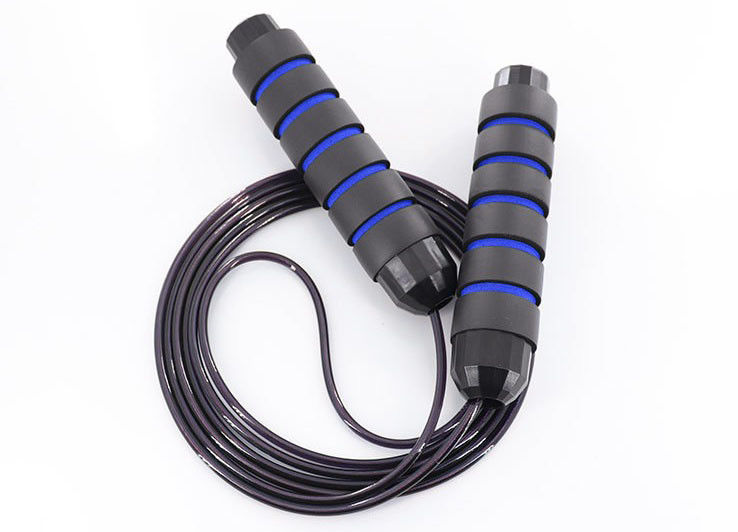 Προσαρμοσμένο λογότυπο Fitness Jump Rope Professional με βάρος 325g και μαύρο χρώμα