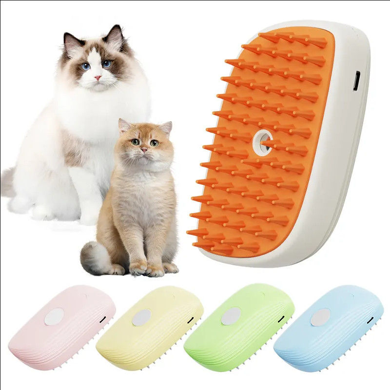 3-in-1 Cat Steam Brush Hot Sell Για τα κατοικίδια ζώα Φροντίδα Νερό Σπρέι Αποτρίχωση Φως Καθαρισμός
